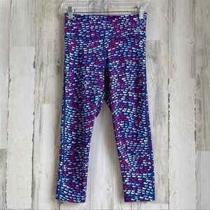 Vineyard Vines School Of Whales Performance Cropped Leggings Size XS